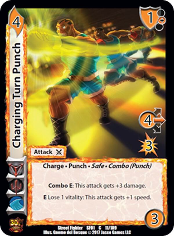 Charging Turn Punch - Street Fighter CCG (SF01) | Red Riot Games CA