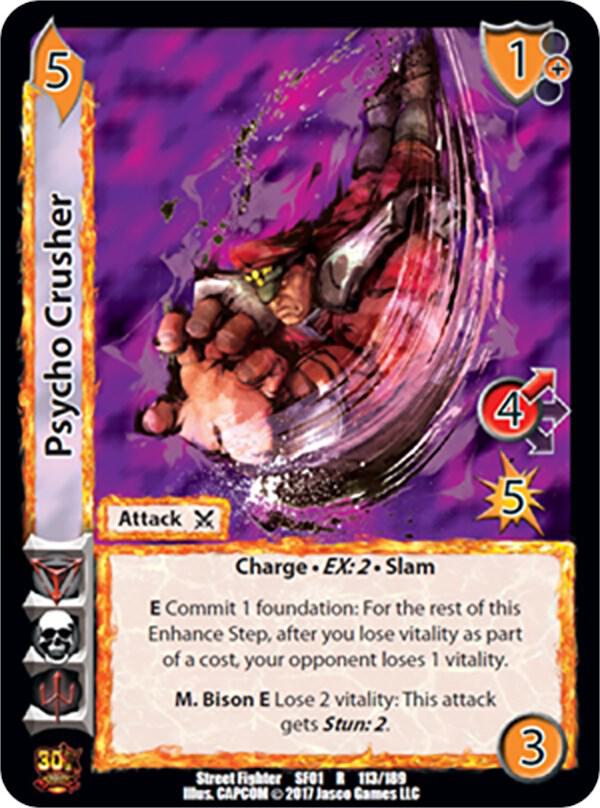 Psycho Crusher - Street Fighter CCG (SF01) | Red Riot Games CA
