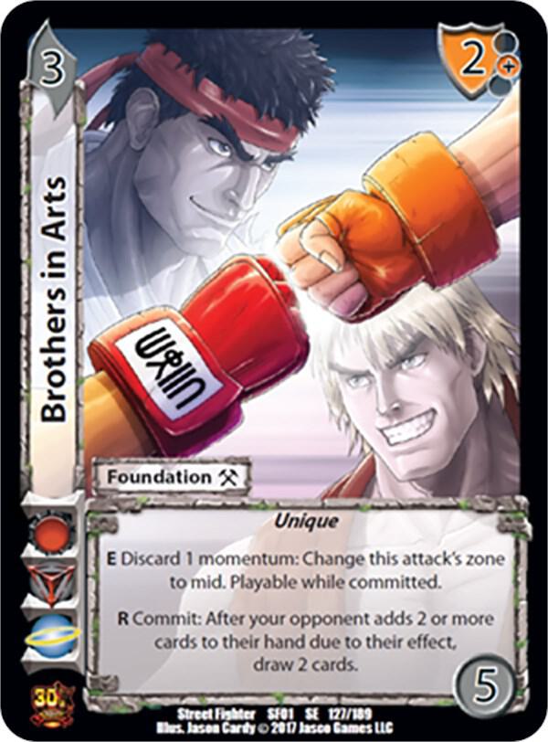 Brothers in Arms - Street Fighter CCG (SF01) | Red Riot Games CA