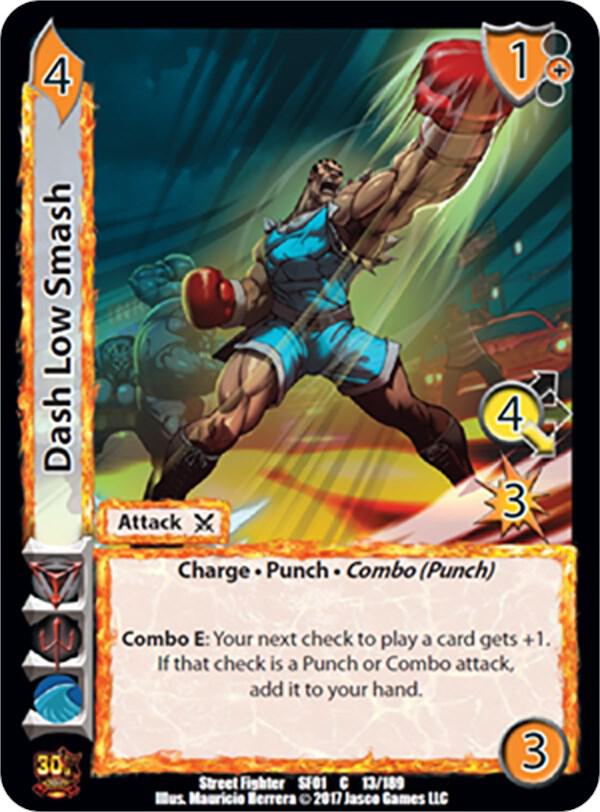 Dash Low Smash - Street Fighter CCG (SF01) | Red Riot Games CA