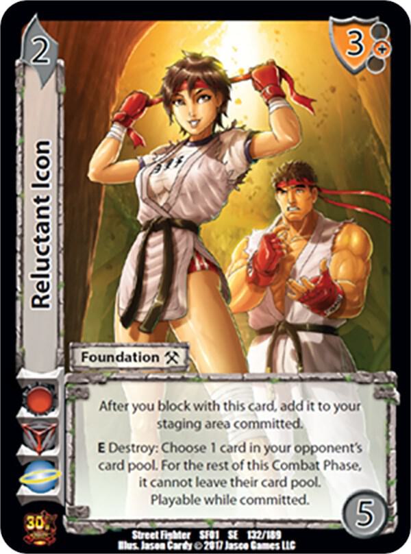 Reluctant Icon - Street Fighter CCG (SF01) | Red Riot Games CA
