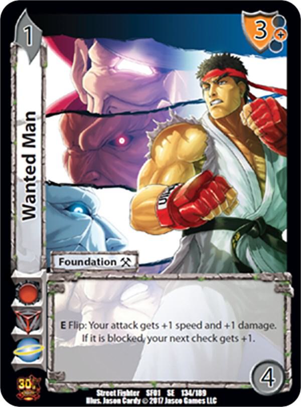 Wanted Man - Street Fighter CCG (SF01) | Red Riot Games CA