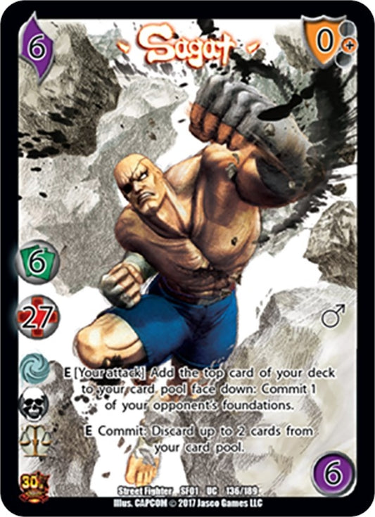 Image for Sagat (136) (SF01) - UniVersus