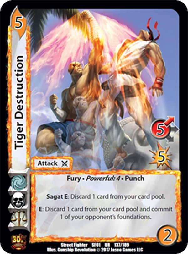Image for Tiger Destruction (137) (SF01) - UniVersus