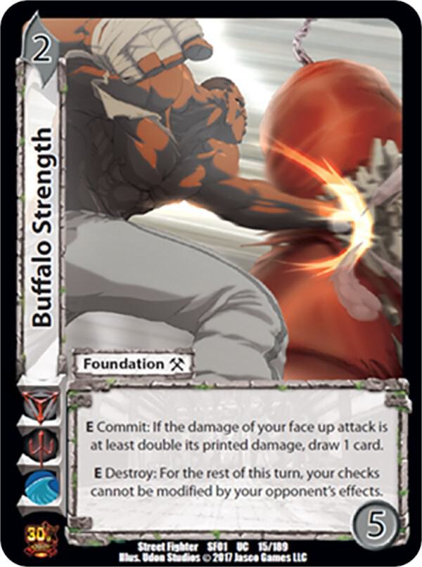 Buffalo Strength - Street Fighter CCG (SF01) | Red Riot Games CA