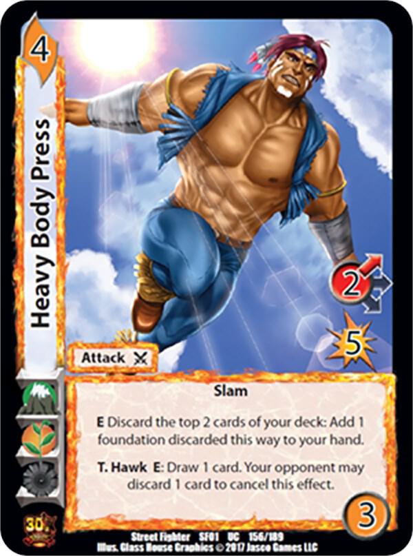 Heavy Body Press - Street Fighter CCG (SF01) | Red Riot Games CA