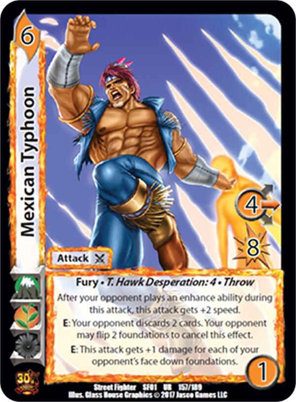 Mexican Typhoon - Street Fighter CCG (SF01) | Red Riot Games CA