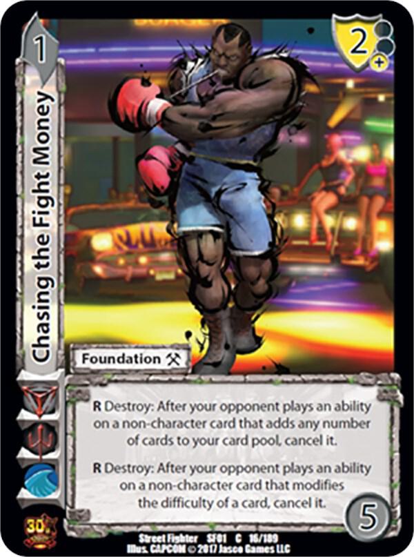 Chasing the Fight Money - Street Fighter CCG (SF01) | Red Riot Games CA