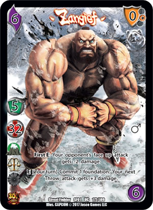 Zangief - Street Fighter CCG (SF01) | Red Riot Games CA