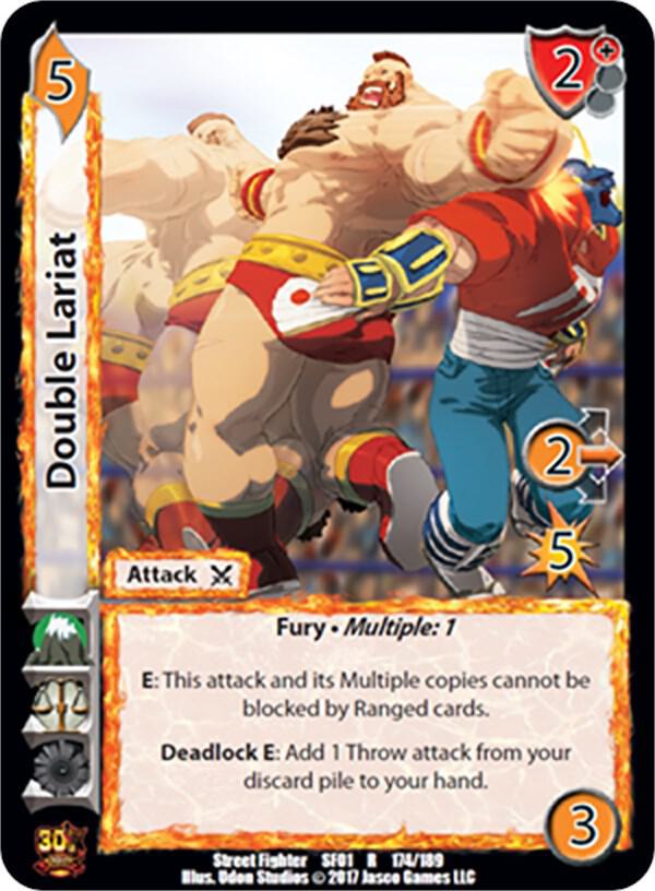 Double Lariat - Street Fighter CCG (SF01) | Red Riot Games CA