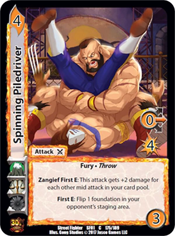 Spinning Piledriver - Street Fighter CCG (SF01) | Red Riot Games CA