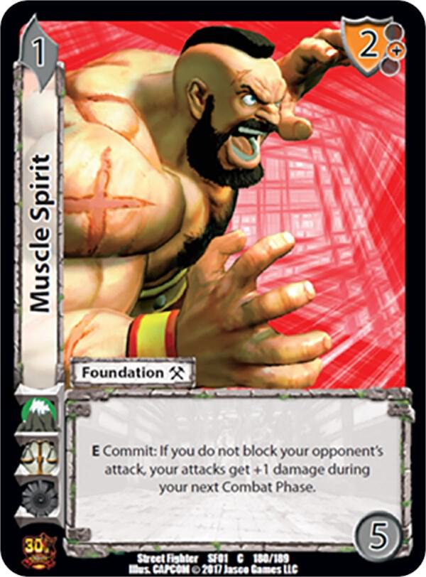 Muscle Spirit - Street Fighter CCG (SF01) | Red Riot Games CA