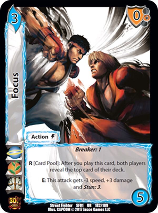 Focus - Street Fighter CCG (SF01) | Red Riot Games CA