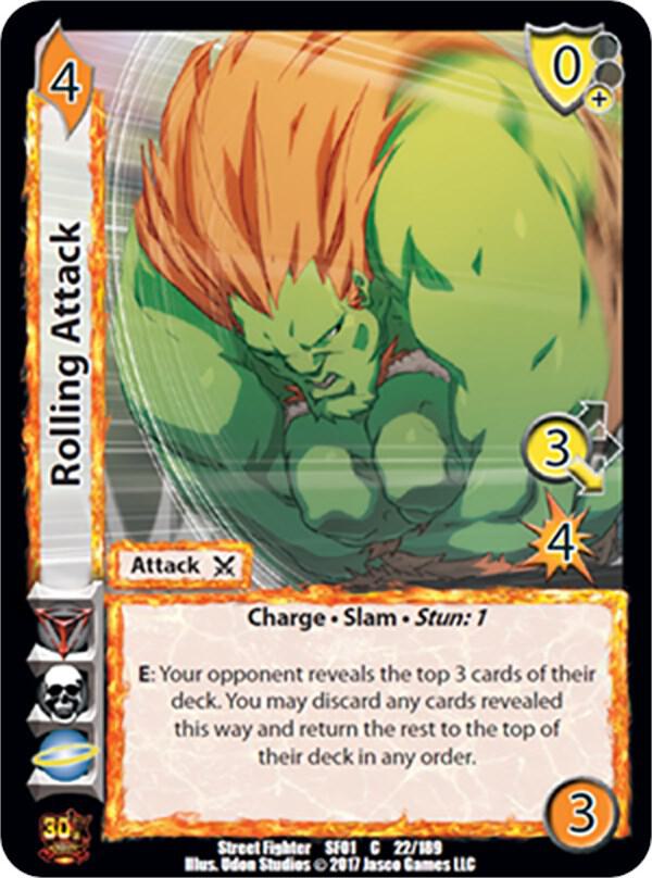 Rolling Attack - Street Fighter CCG (SF01) | Red Riot Games CA
