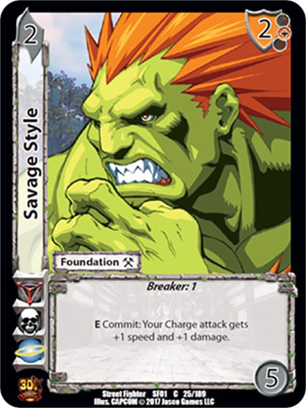 Savage Style - Street Fighter CCG (SF01) | Red Riot Games CA