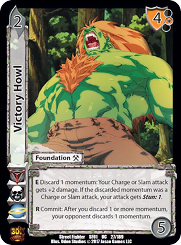 Victory Howl - Street Fighter CCG (SF01) | Red Riot Games CA