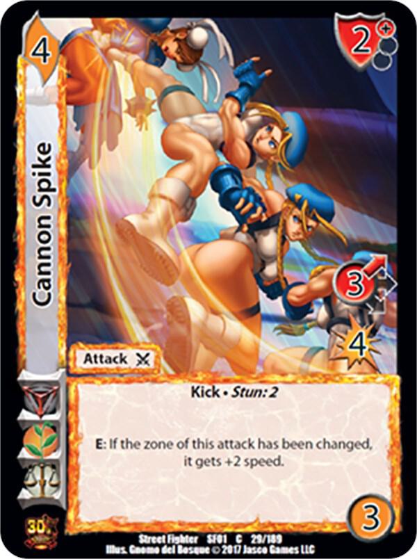 Cannon Spike - Street Fighter CCG (SF01) | Red Riot Games CA