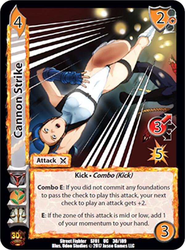 Cannon Strike - Street Fighter CCG (SF01) | Red Riot Games CA