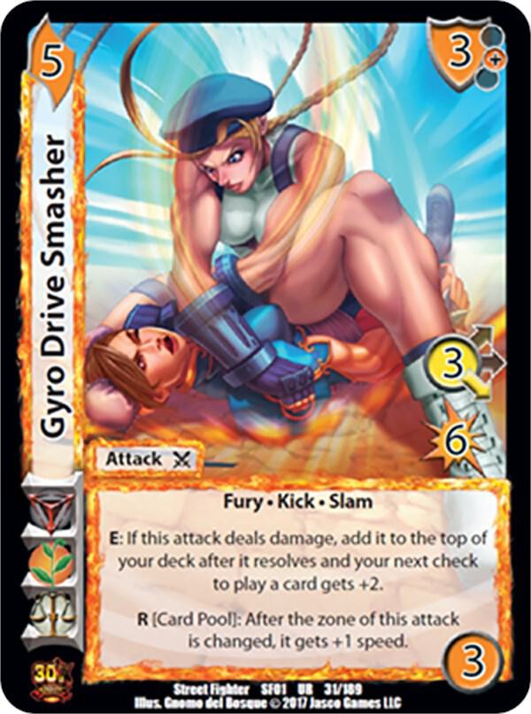 Gyro Drive Smasher - Street Fighter CCG (SF01) | Red Riot Games CA