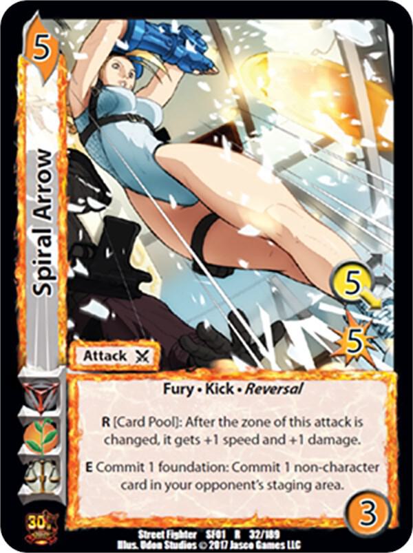 Spiral Arrow - Street Fighter CCG (SF01) | Red Riot Games CA