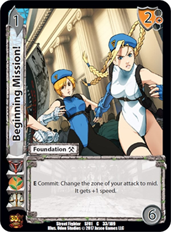 Image for Beginning Mission! (33) (SF01) - UniVersus