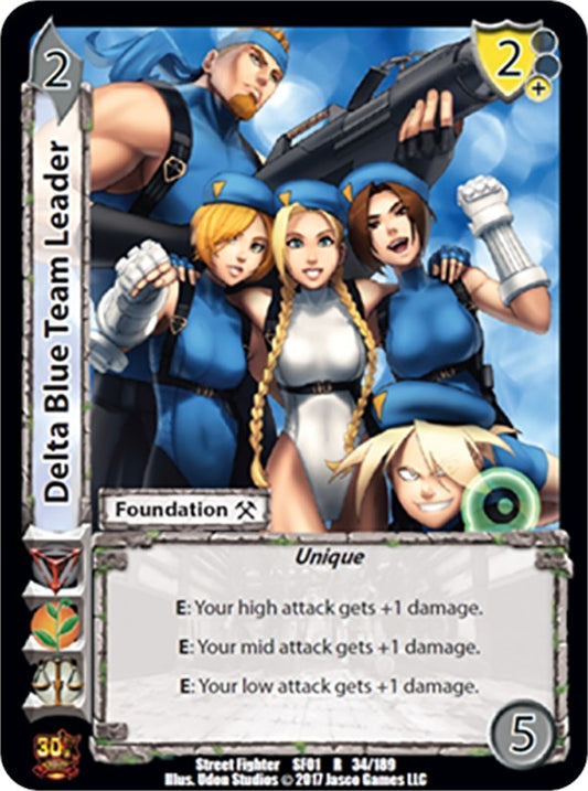 Image for Delta Blue Team Leader (34) (SF01) - UniVersus