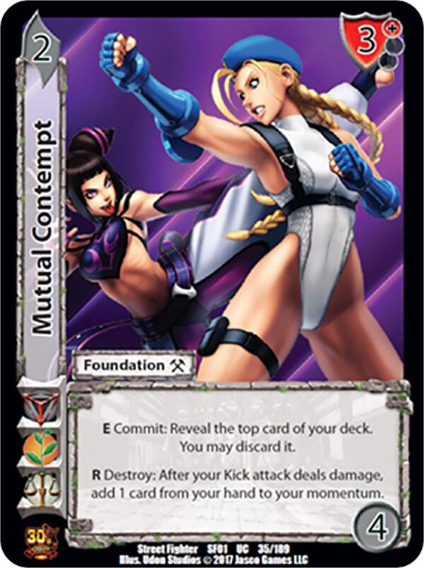 Mutual Contempt - Street Fighter CCG (SF01) | Red Riot Games CA