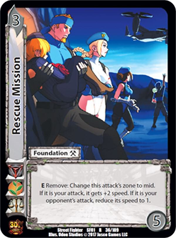 Rescue Mission - Street Fighter CCG (SF01) | Red Riot Games CA