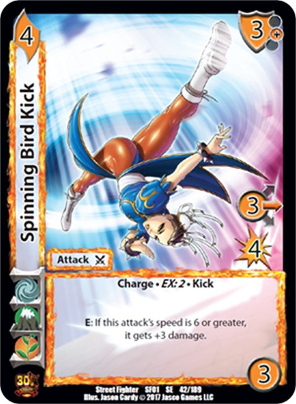 Image for Spinning Bird Kick (42) (SF01) - UniVersus
