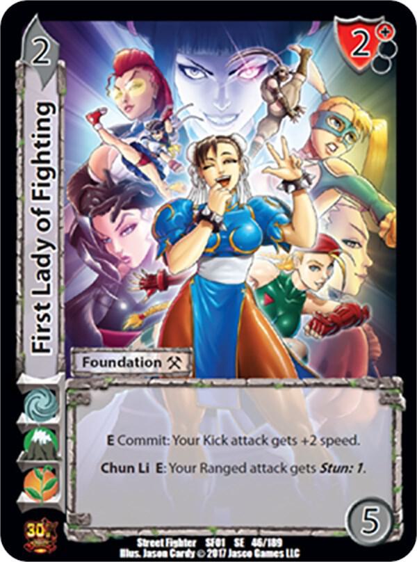 First Lady of Fighting - Street Fighter CCG (SF01) | Red Riot Games CA