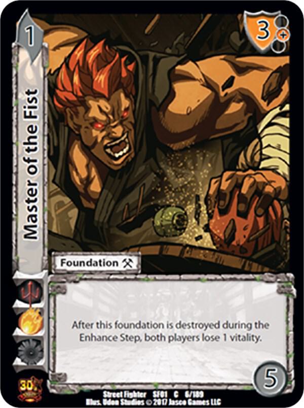 Master of the Fist - Street Fighter CCG (SF01) | Red Riot Games CA