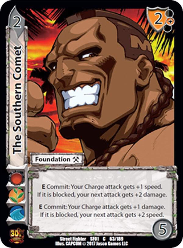 The Southern Comet - Street Fighter CCG (SF01) | Red Riot Games CA