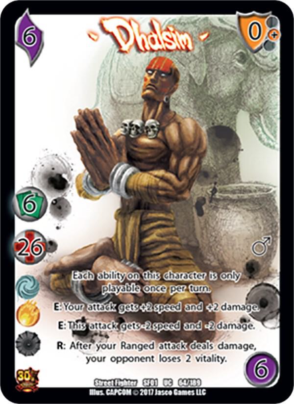 Dhalsim - Street Fighter CCG (SF01) | Red Riot Games CA