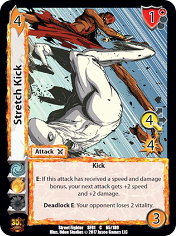 Stretch Kick - Street Fighter CCG (SF01) | Red Riot Games CA