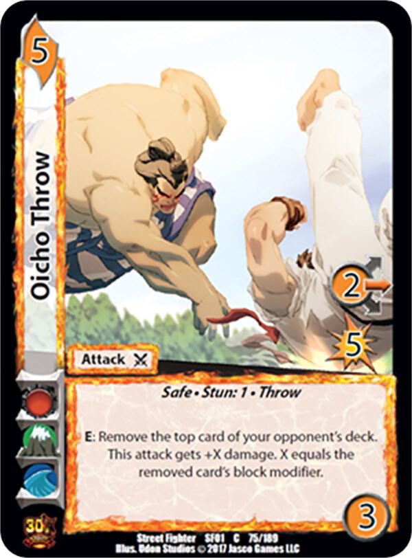 Oicho Throw - Street Fighter CCG (SF01) | Red Riot Games CA