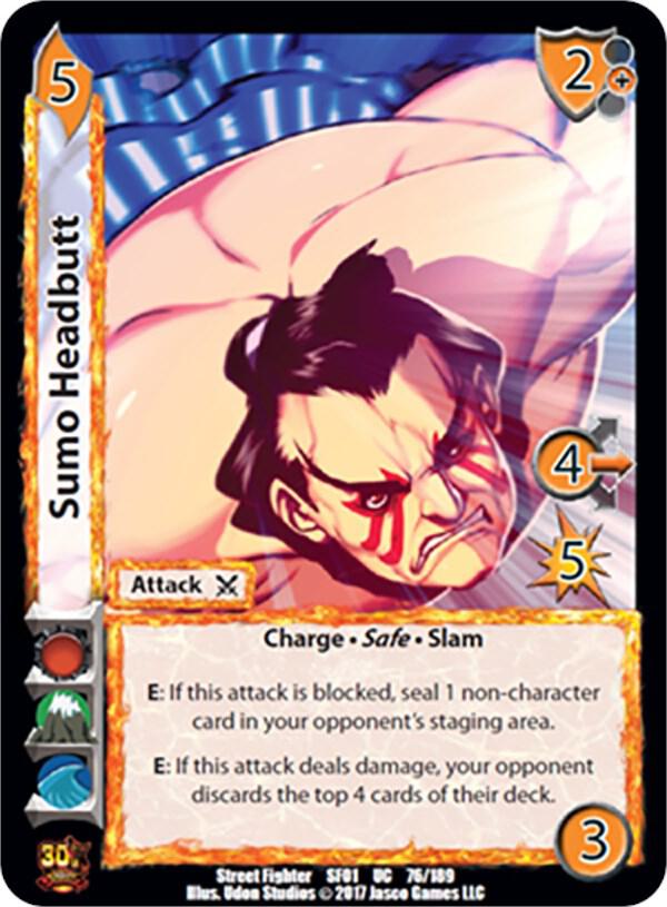 Sumo Headbutt - Street Fighter CCG (SF01) | Red Riot Games CA