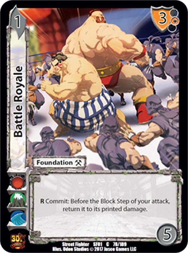 Battle Royale - Street Fighter CCG (SF01) | Red Riot Games CA