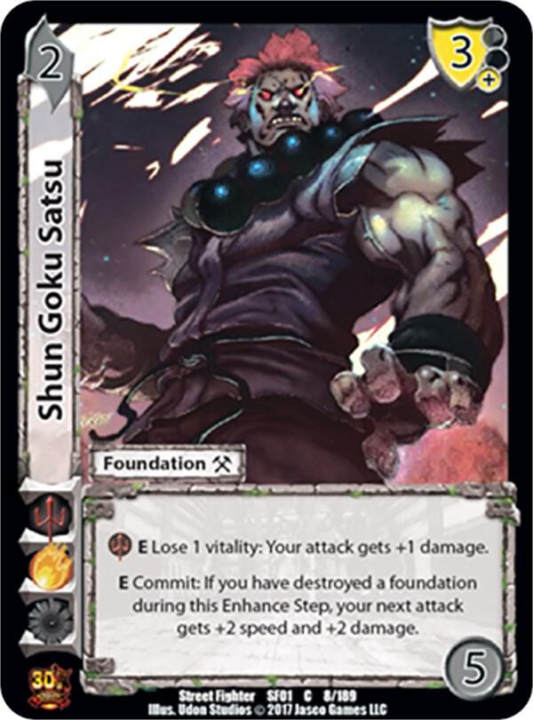 Shun Goku Satsu - Street Fighter CCG (SF01) | Red Riot Games CA