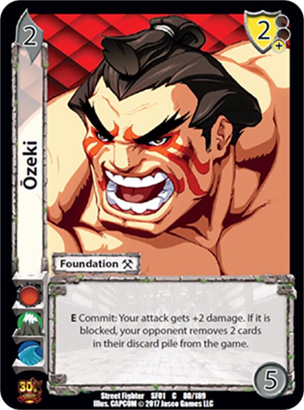 Ozeki - Street Fighter CCG (SF01) | Red Riot Games CA