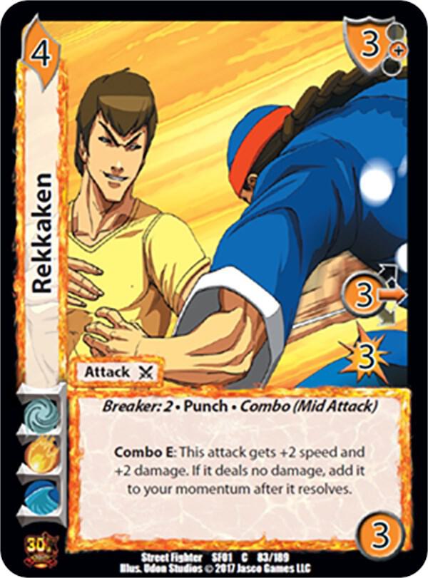 Rekkaken - Street Fighter CCG (SF01) | Red Riot Games CA