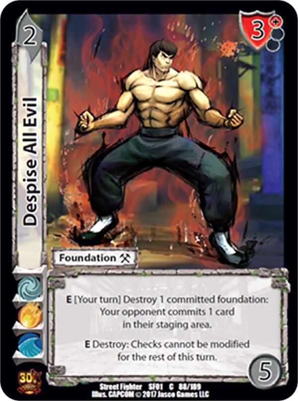 Despise All Evil - Street Fighter CCG (SF01) | Red Riot Games CA