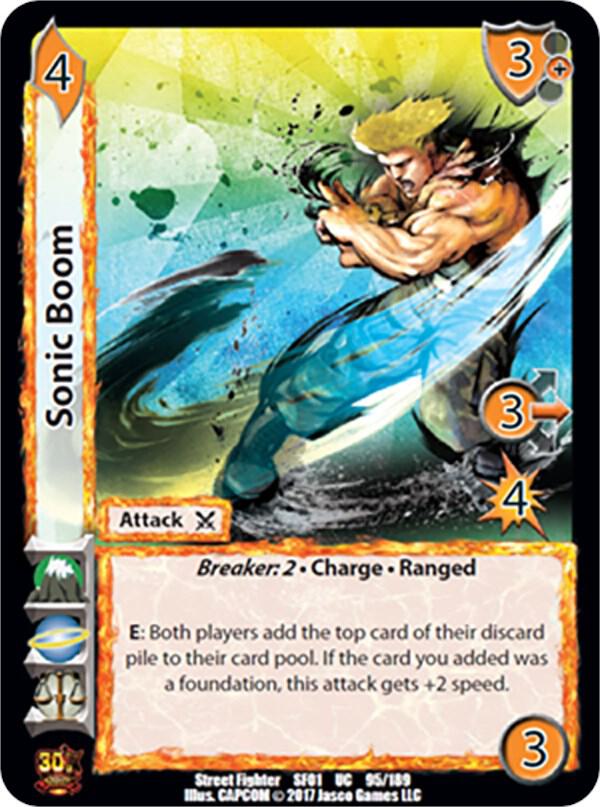 Sonic Boom - Street Fighter CCG (SF01) | Red Riot Games CA