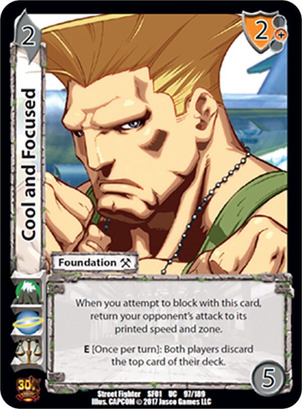 Cool and Focused - Street Fighter CCG (SF01) | Red Riot Games CA