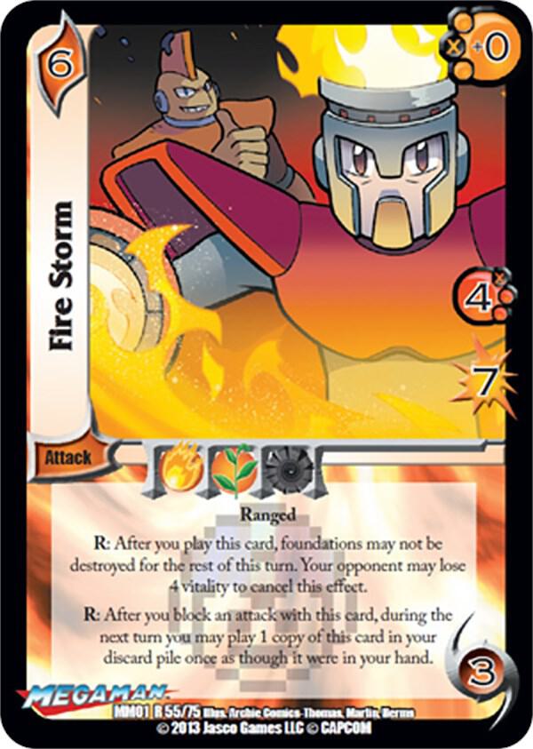 Fire Storm - Mega Man: Collector's Tins (MM01) | Red Riot Games CA