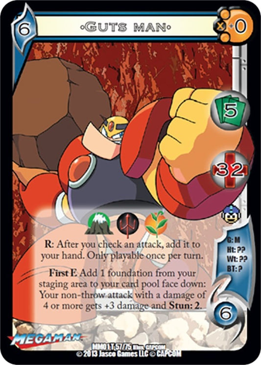 Image for Guts Man (57) (Mega Man: Collector's Tins) - UniVersus