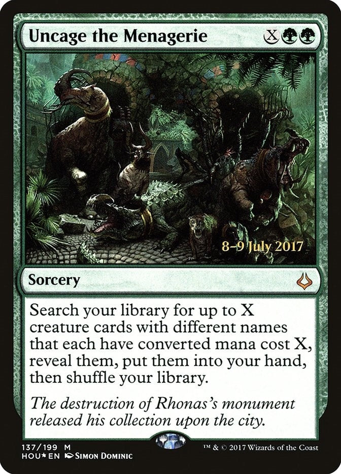 Image for Uncage the Menagerie (137) [PRE]