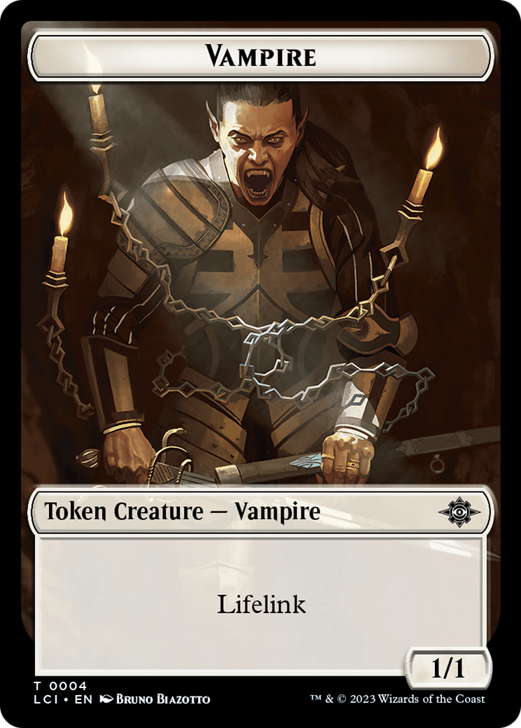 Vampire Token [The Lost Caverns of Ixalan Tokens] | Red Riot Games CA