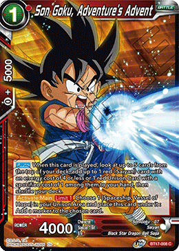 Son Goku, Adventure's Advent (BT17-008) [Ultimate Squad] | Red Riot Games CA