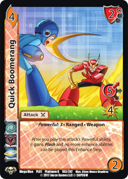 Image for Quick Boomerang (103) (Capcom Platinum Series) - UniVersus