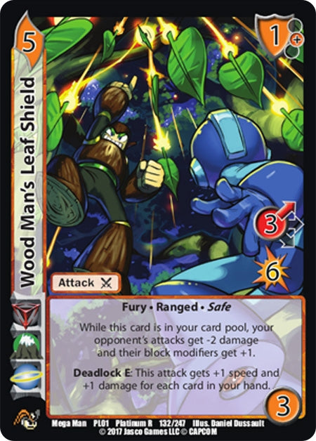 Image for Wood Man's Leaf Shield (132) (Capcom Platinum Series) - UniVersus